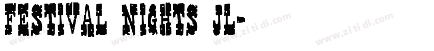 Festival Nights JL字体转换